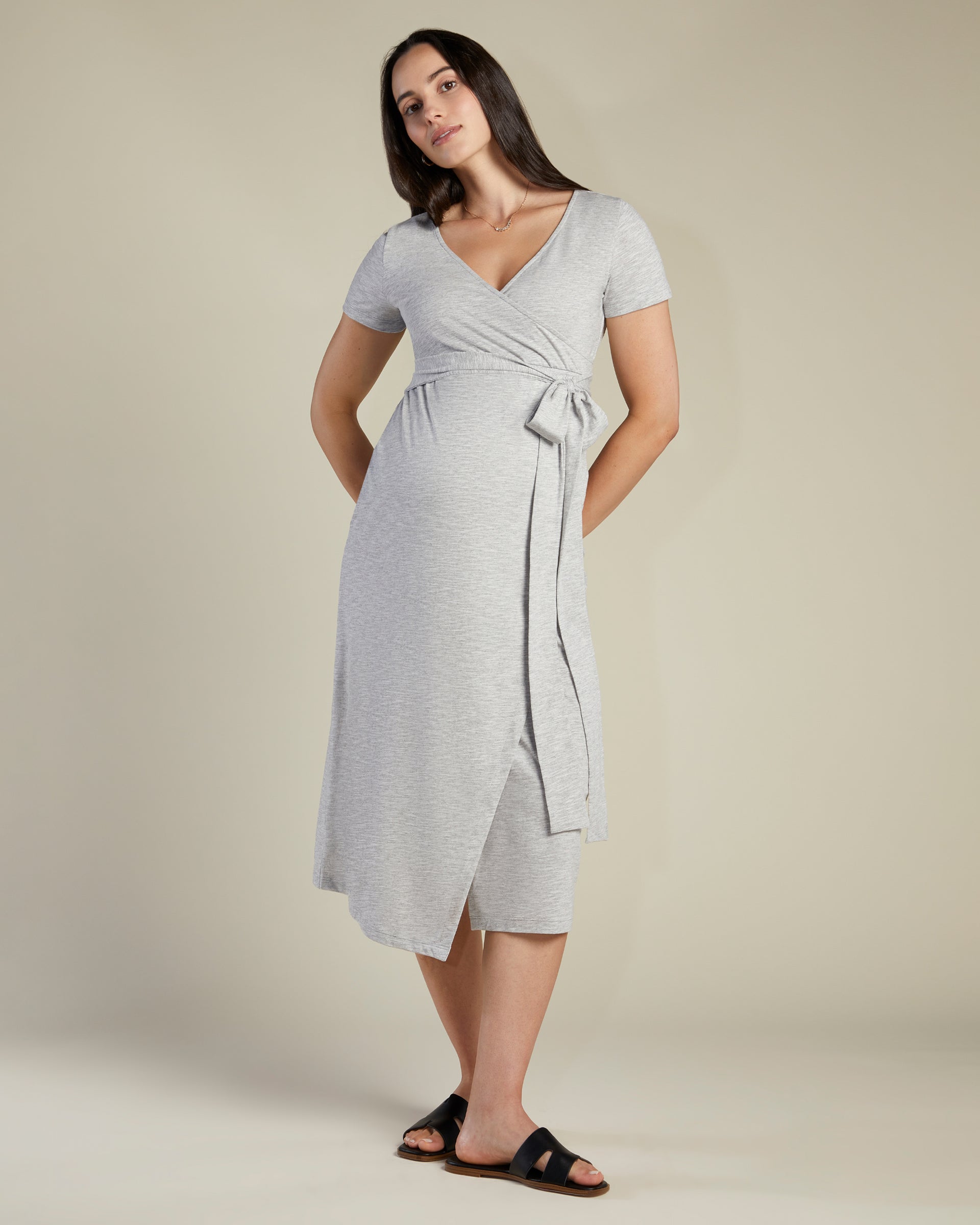 Willow Short Sleeve Wrap Maxi Dress Willow Short Sleeve Wrap Maxi Dress