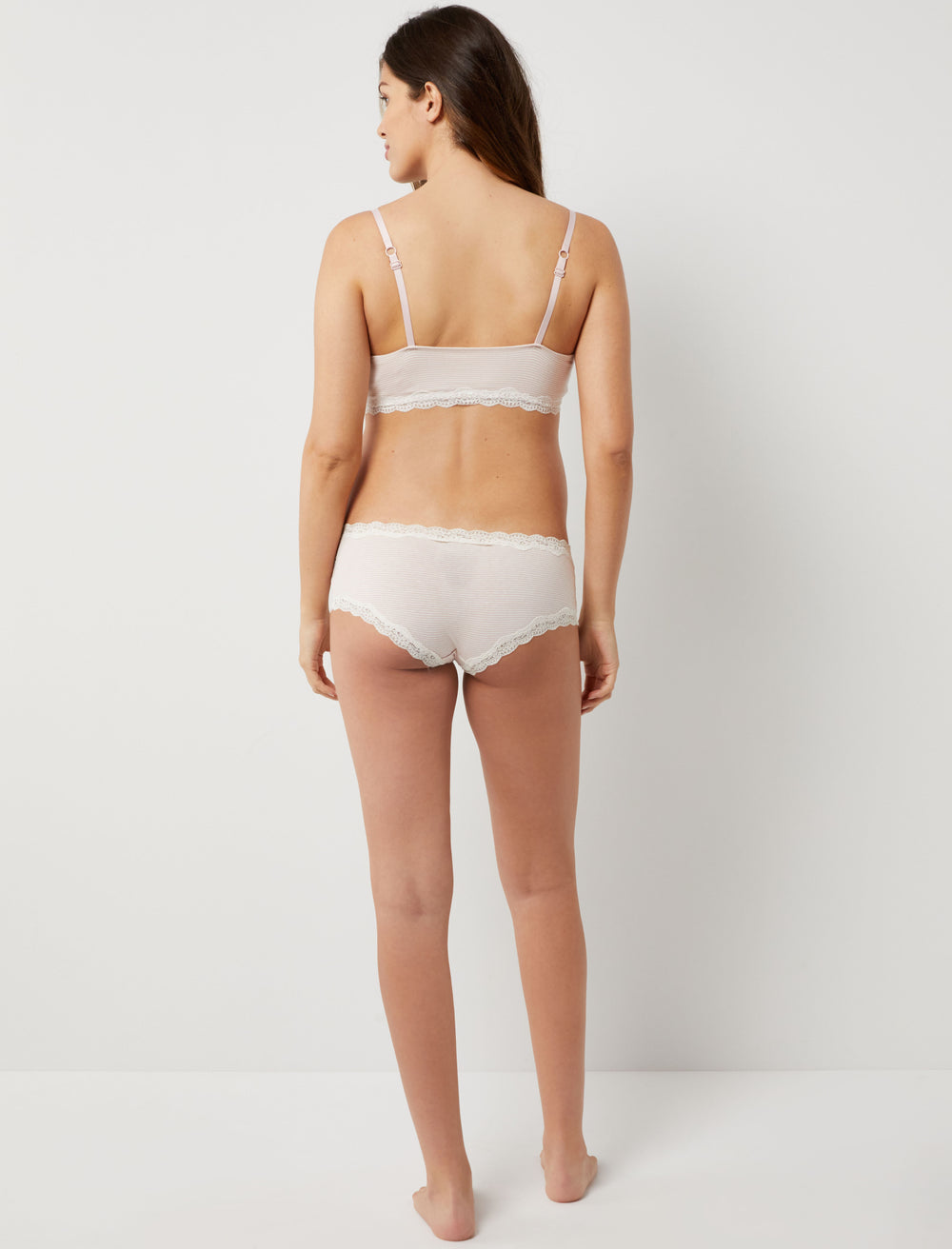 Queen Bee - Katie Over Bump Maternity Underwear Shorts in White
