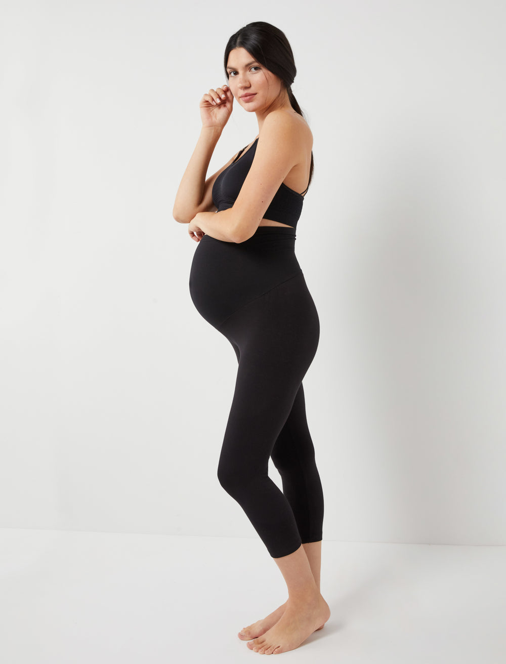 Womens Maternity Super Cosy Full Length Vicose Leggings Soft Pregnancy  Primark 