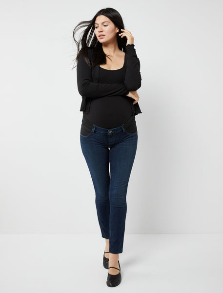 Paige Side Panel Verdugo Ultra Skinny Maternity Jeans