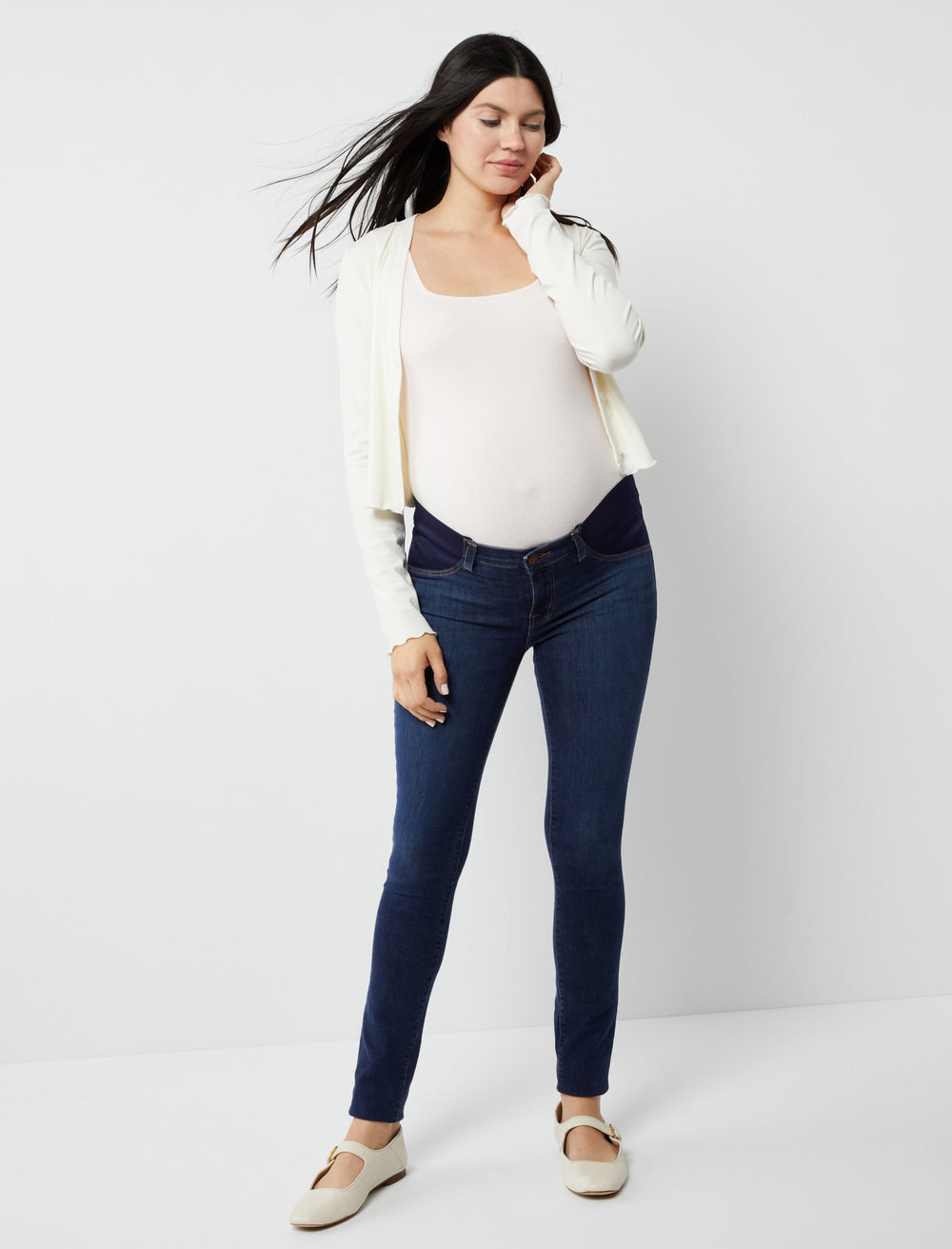 Bliver værre hoppe Trives J Brand Mama J Side Panel Super Skinny Maternity Jeans - A Pea In the Pod