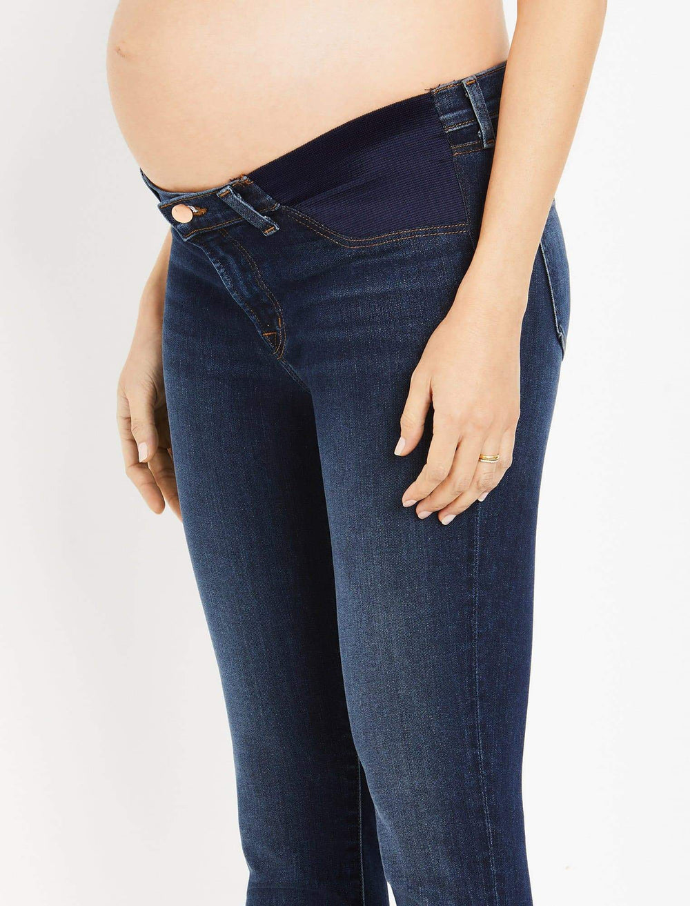 J Brand Side Panel Mama J Super Skinny Maternity Jeans - A Pea In the Pod